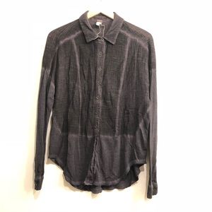 Free people | button down knit top